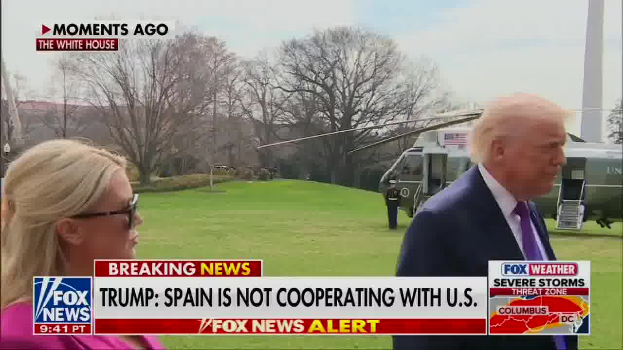 Trump: Spain? I think they've been very bad. Not good at all. We may cut off trade with Spain.