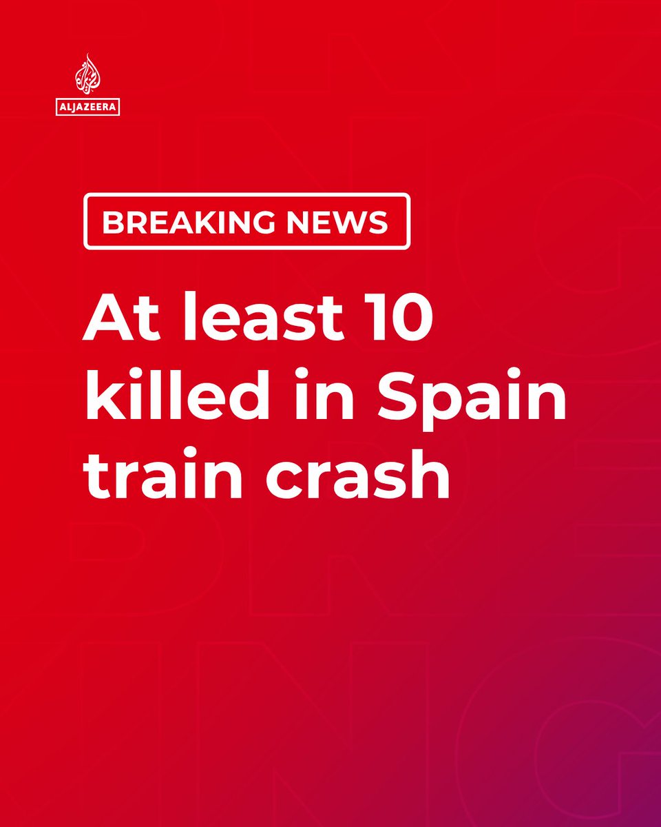 Several people killed and injured as two high-speed trains collide in Spain, according to local authorities.
